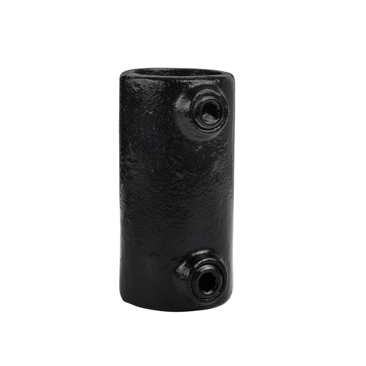 Koppelmof - zwart-D / 42,4 mm