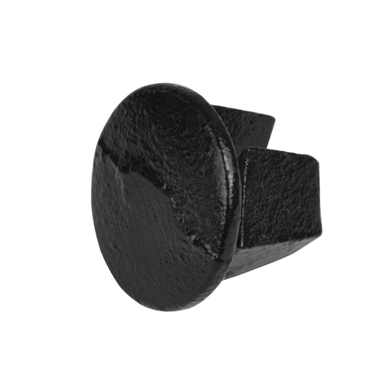 Inslagdop Metaal - zwart-D / 42,4 mm